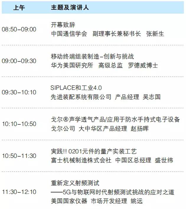 第十二屆中國手機制造技術(shù)論壇