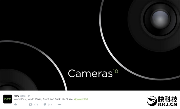“火腿腸”翻身！HTC 10攝像頭自詡世界第一