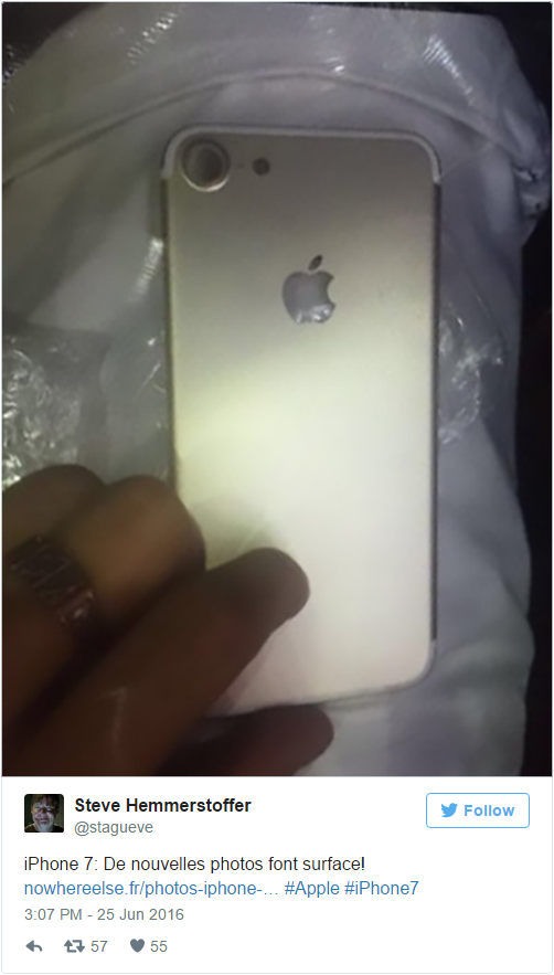 iPhone 7后殼曝光：攝像頭凸起、耳機孔被揚聲器取代