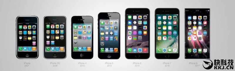 最酷的iPhone 8設(shè)計:方正造型 OLED無邊框