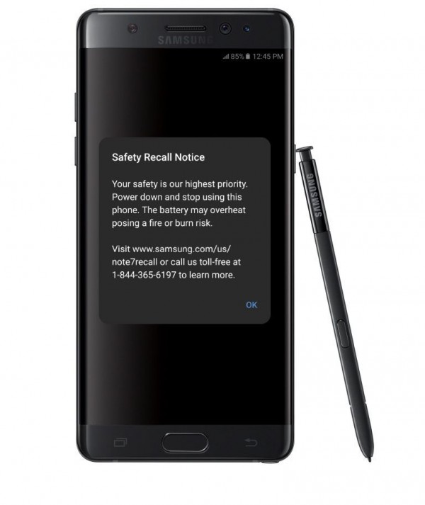 三星稱國行Note 7繼續(xù)銷售,電池沒問題