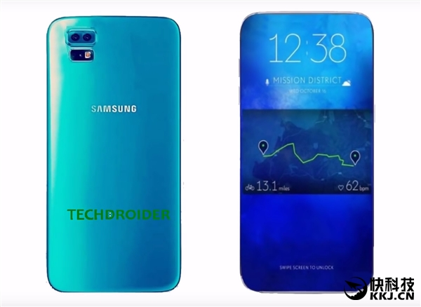 三星Galaxy S8概念圖出爐:無(wú)邊框+正面指紋識(shí)別