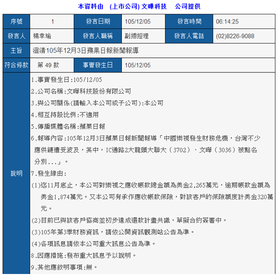 樂視供應(yīng)鏈?zhǔn)录又练咒N商？ 大聯(lián)大、文曄澄清