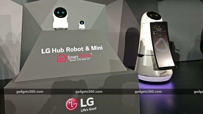 LG在CES上展示的機器人