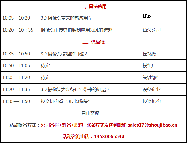 4月“3D攝像頭”高峰論壇&攝像頭行業(yè)年會(huì)火熱報(bào)名中