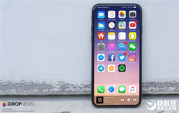 蘋果iPhone 8測(cè)試機(jī)曝光 外形完美！