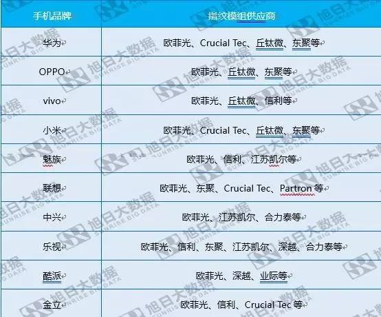 全球指紋市場競爭格局變遷:內(nèi)資企業(yè)后來居上
