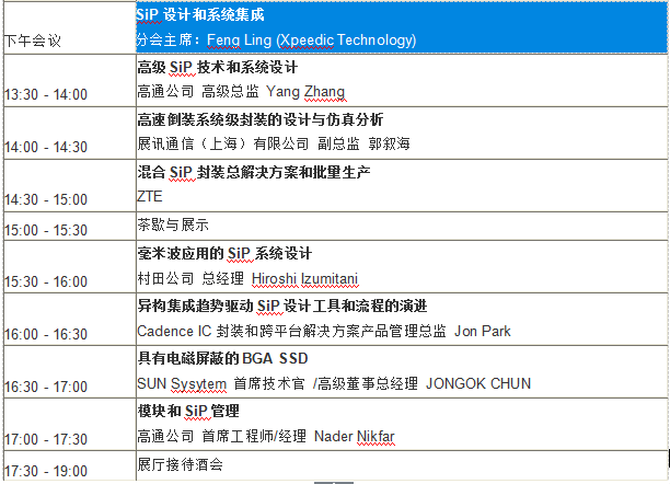 全球頂級SiP專家十月齊聚深圳