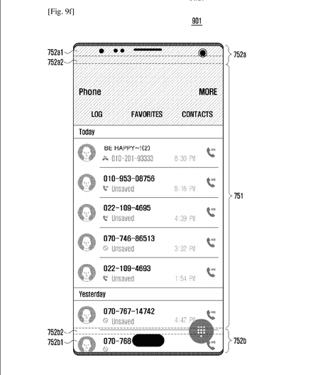 三星新專利可解決iPhone X的“劉海”問題:屏上直接開孔
