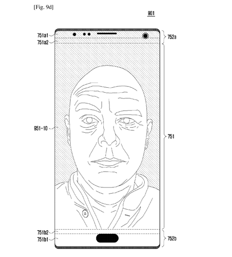 三星新專利可解決iPhone X的“劉海”問題:屏上直接開孔