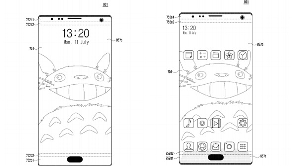三星新專利可解決iPhone X的“劉海”問題:屏上直接開孔