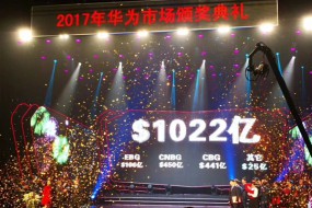 成立30周年！華為宣布2018年收入目標(biāo)：1022億美元 較2017年增幅約9.3%