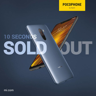 小米POCOPHONE F1印度首銷(xiāo)10秒售罄