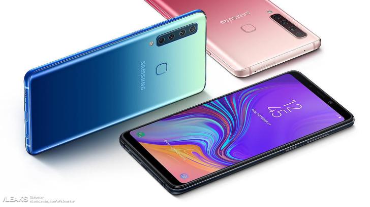 三星Galaxy A9s四攝手機再曝：極光漸變，三種配色