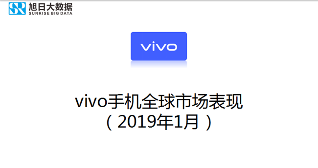 vivo手機(jī)全球市場(chǎng)表現(xiàn)(2019年1月)
