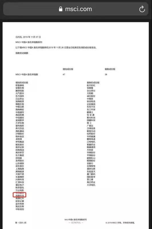 聞泰科技被納入MSCI指數(shù)：5G時代展翅高翔！