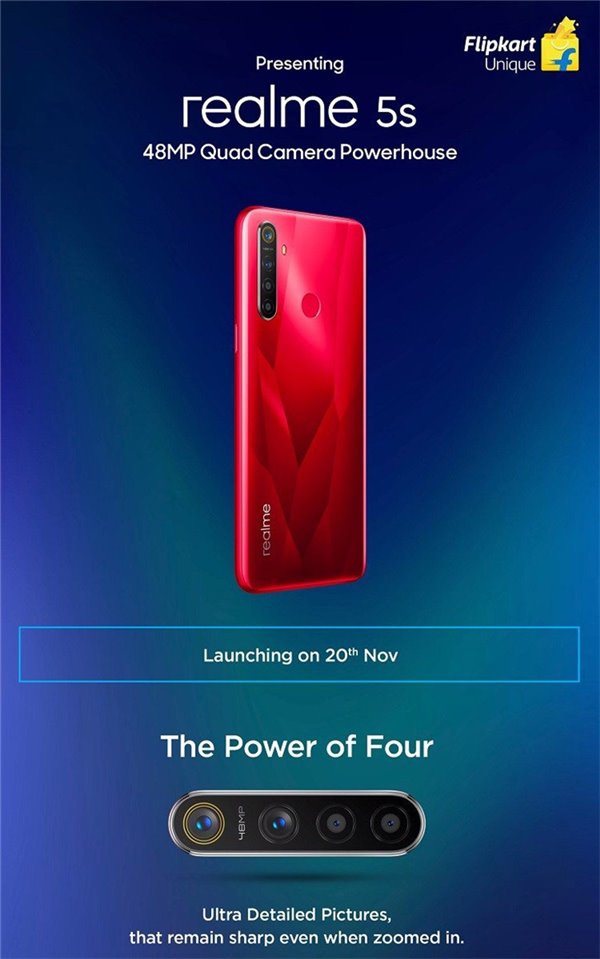 Realme 5s確認搭載驍龍665處理器，5000mAh電池