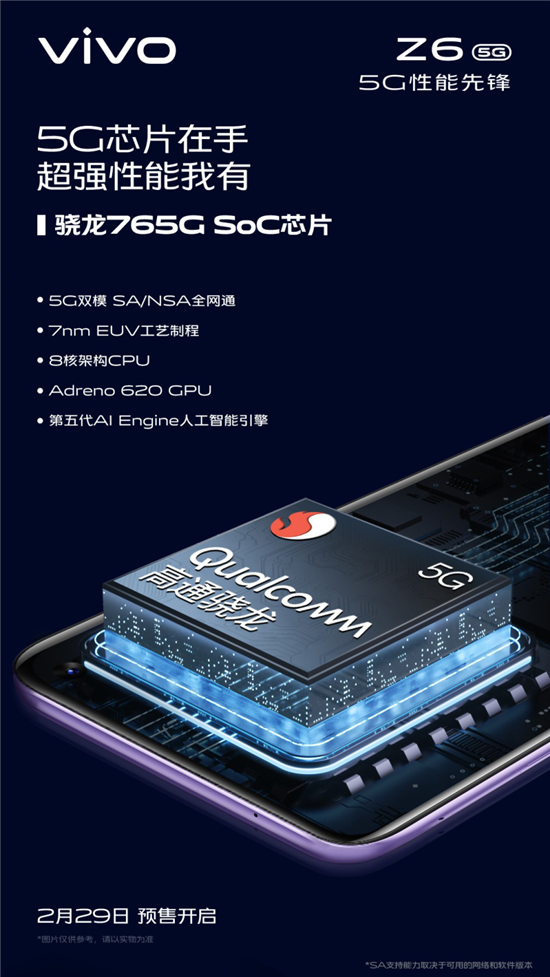 搭載驍龍765G處理器，vivo Z6性能強勁售價令人期待