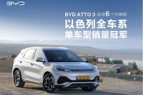 躋進(jìn)全球前10，BYD ATTO 3取得多國銷冠
