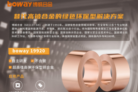 展商風(fēng)采|博威合金邀您參會(huì)，VCM攝像頭彈片新材料新突破