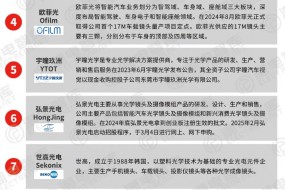 2025年全球車(chē)載鏡頭廠商TOP10